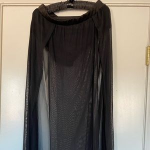 Fashion Nova mesh skirt